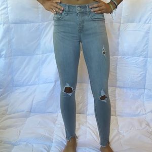 NWOT Express ultimate ankle legging mid ride jeans.